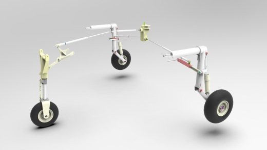 法尔科f8起落架总成